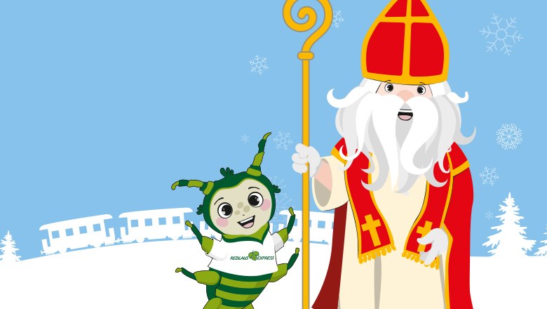 Nikolaus am Reblaus Express, © NB/Berndt Nikolaus am Reblaus Express, © NB/Berndt