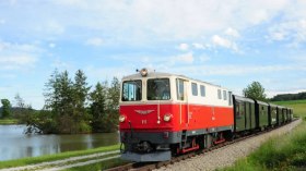 Unterwegs mit dem Dieselzug der Waldviertelbahn, © @NÖVOG/knipserl.at