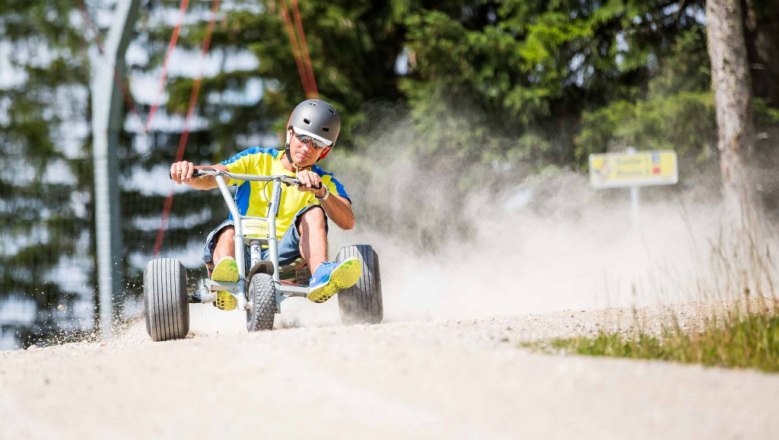 Unterwegs mit dem Mountaincart, © NB/Lindmoser