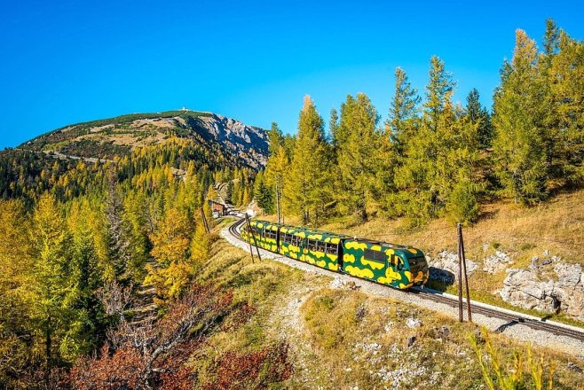 Schneebergbahn im Herbst, © @NB/Zwickl