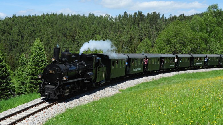 Die Dampflok der Waldviertelbahn, © NB/knipserl.at