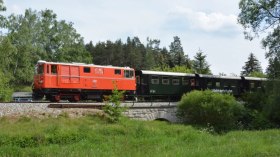 Der Dieselzug der Waldviertelbahn, © @NÖVOG/knipserl.at